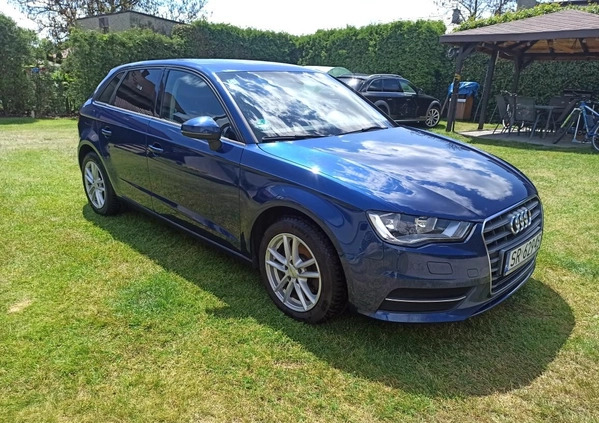 Audi A3 cena 52900 przebieg: 214000, rok produkcji 2014 z Rybnik małe 56